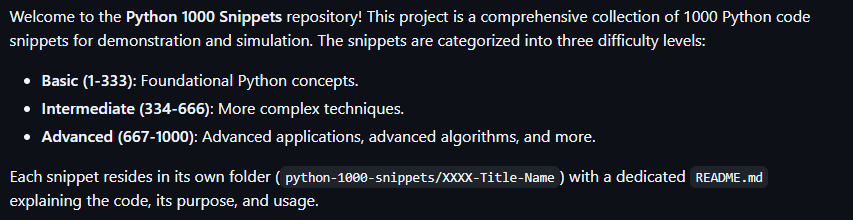 python-1000-snippets