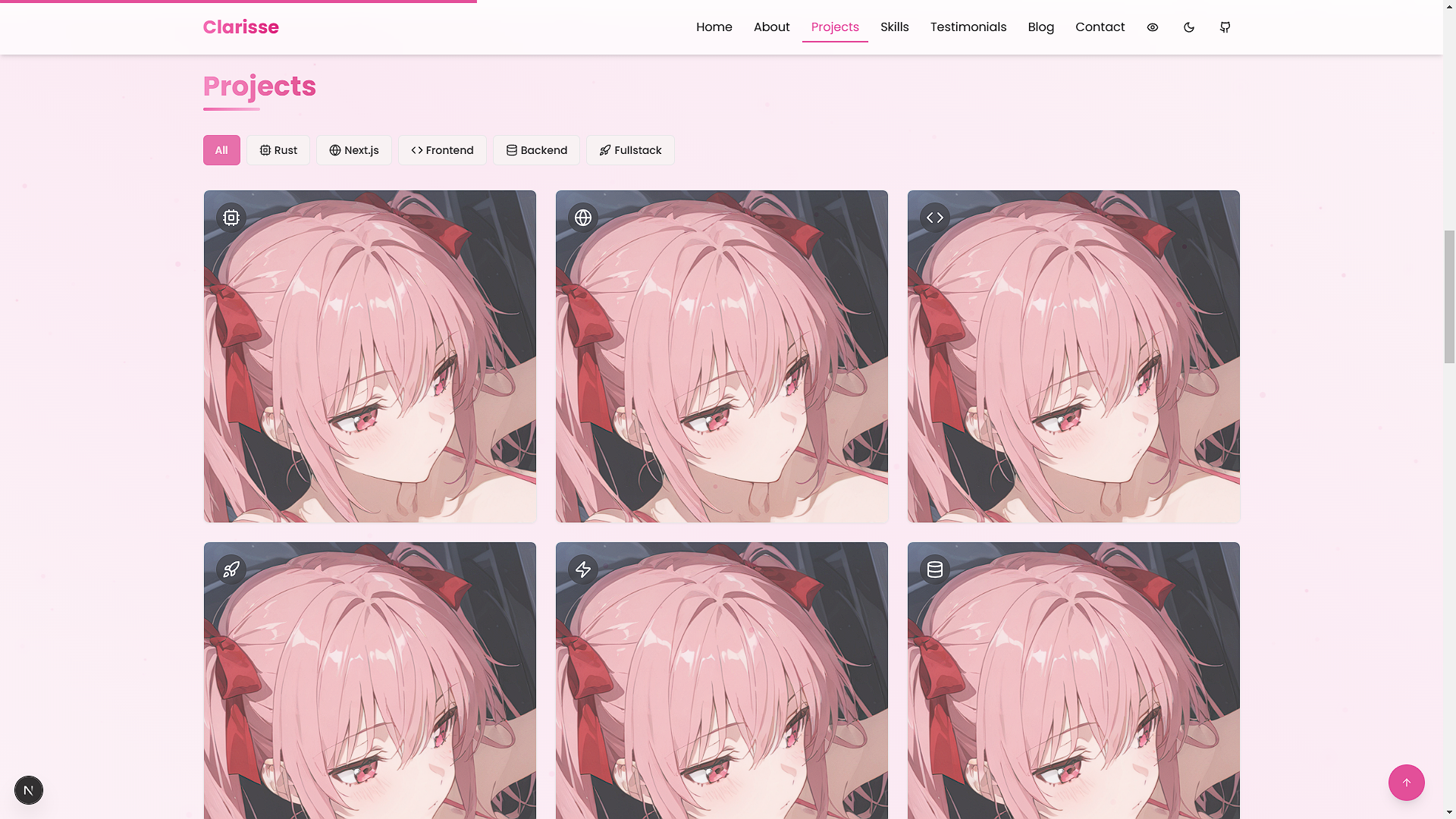 Clarisse-Portfolio screenshot 4