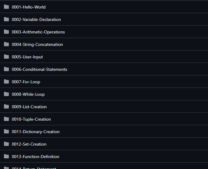 python-1000-snippets screenshot 1